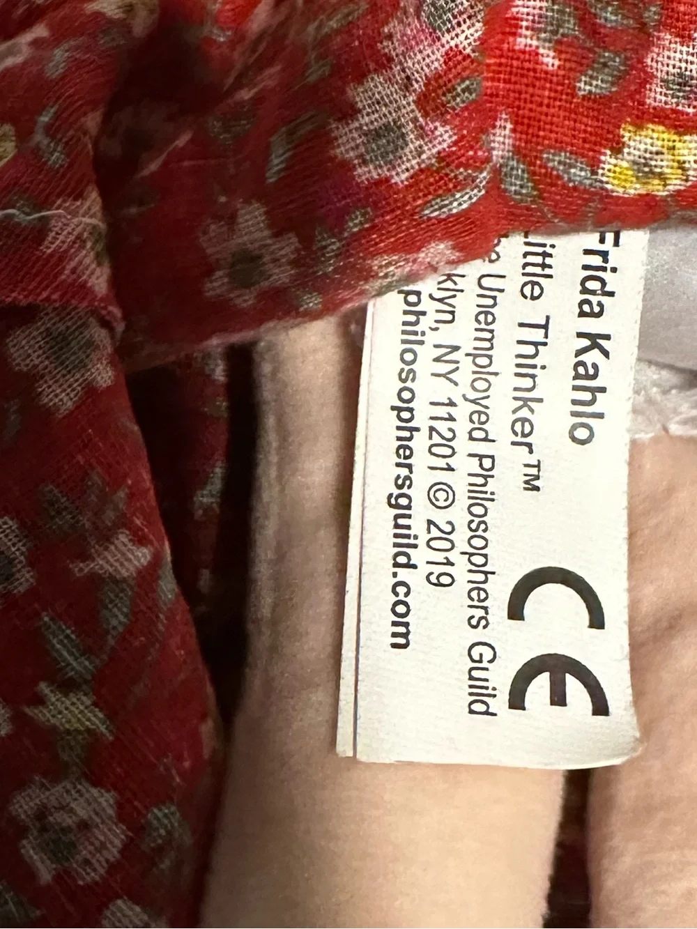Little Thinkers Frida Kahlo Doll With Tags Philososophers Guild